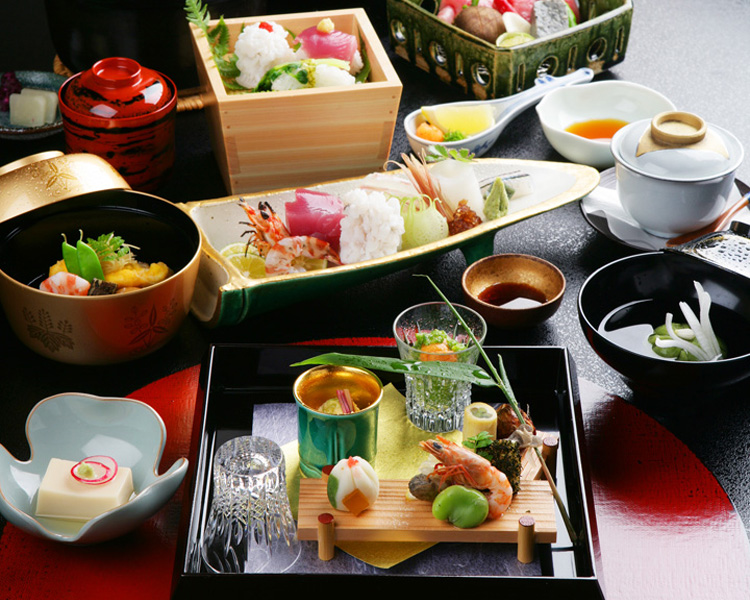 写真:萬治郎の宴会用京会席コース